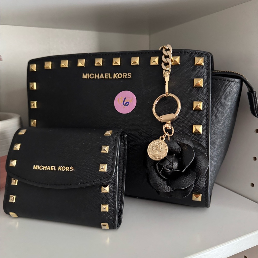 MK Selma w Wallet And Bag Charm $348 #6